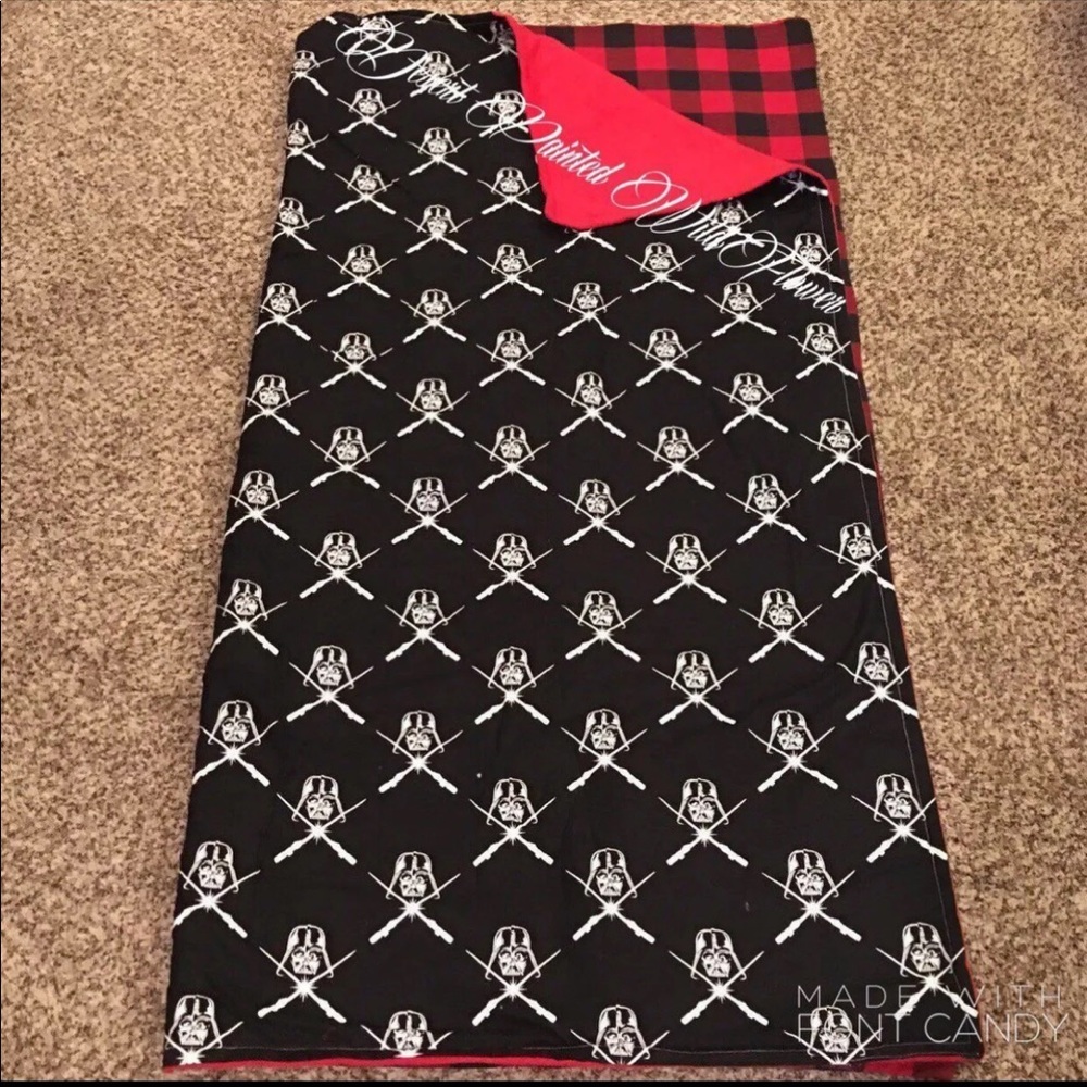 Custom Star Wars Darth Vader map mat sleeping bag